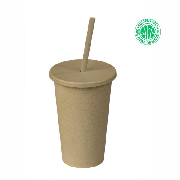 VASOS CON SORBETE DE BAMBU