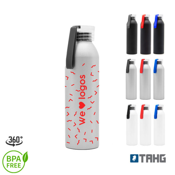 Botella ALUMINIO c/handle color