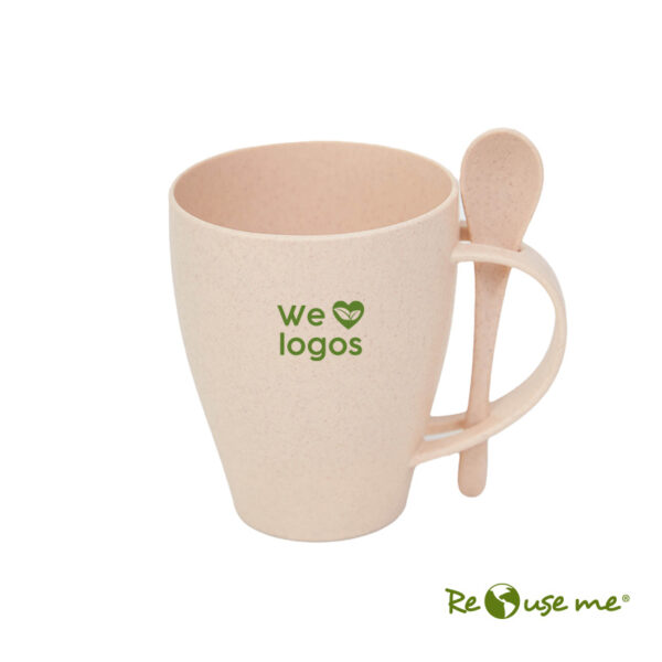 Mug sustentable paja de trigo